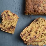 Cappuccino Bread with a cup of coffee on slate from www.ApronFreeCooking.com