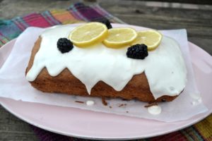 Lemon and Black Raspberry Cake from www.ApronFreeCooking.com