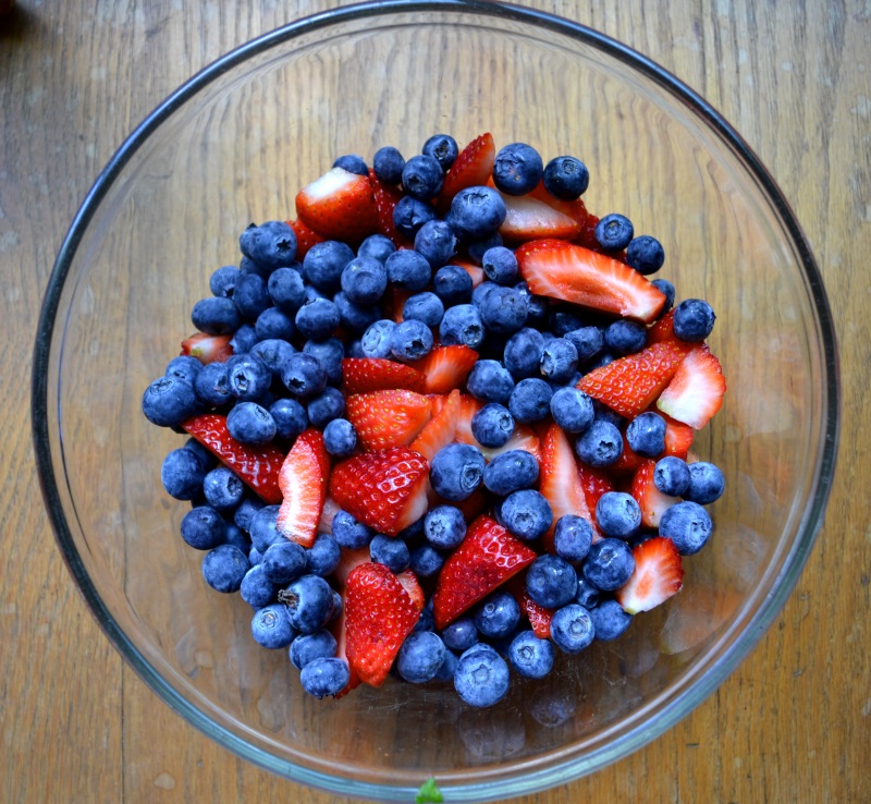 Blueberry Strawberry Shortcake from www.ApronFreeCooking.com