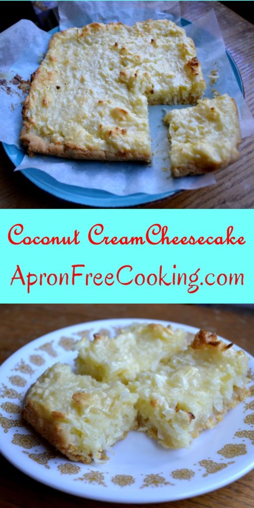 Coconut Cream Cheesecake Pin