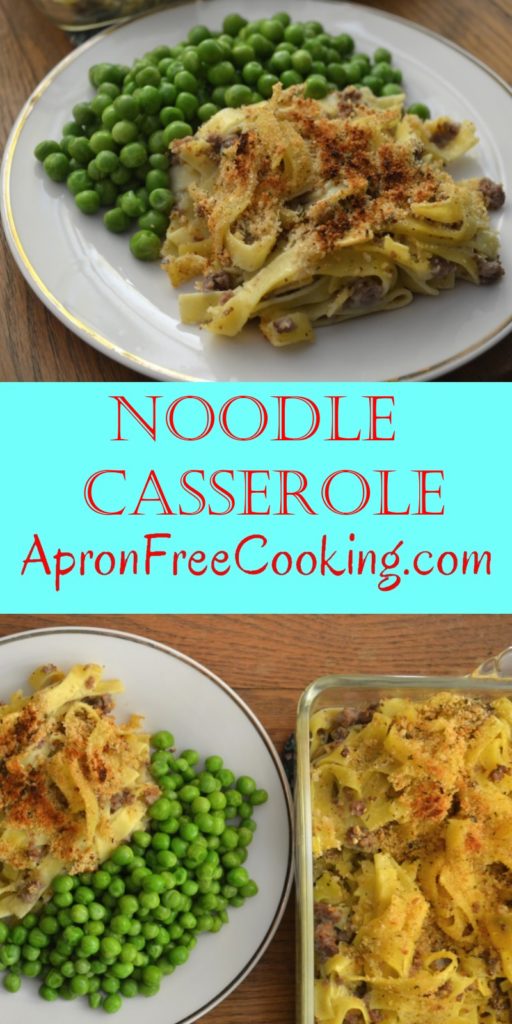 Grandma's Recipe for Noodle Casserole from www.ApronFreeCooking.com