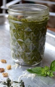 Walnut Basil Pesto Recipe from www.ApronFreeCooking.com