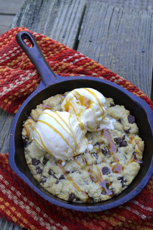 Skillet Chocolate Chip Cookie For Two - Sincerely, Marie Designs