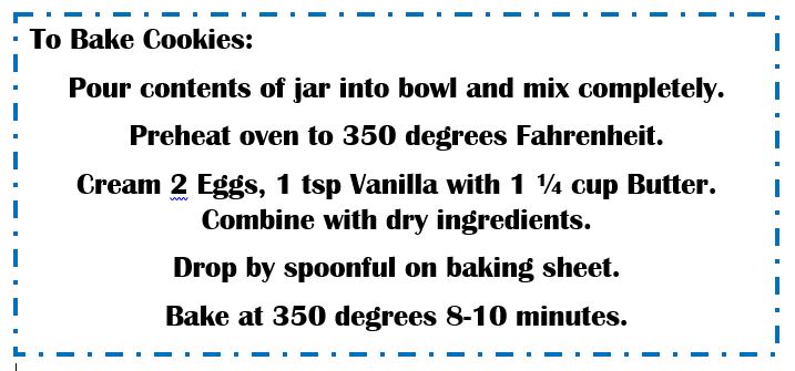 Death by Chocolate Mason Jar Cookies Directions from www.ApronFreeCooking.com