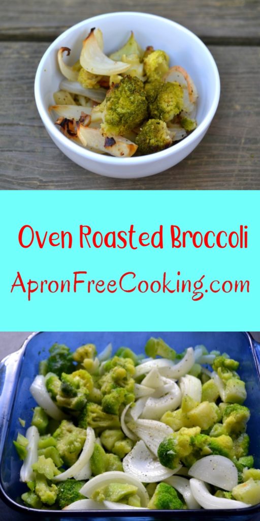 Oven Roasted Broccoli Pin from www.ApronFreeCooking.com