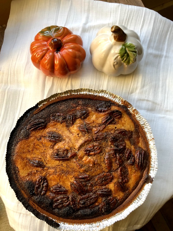 Sweet Potato Pecan Pie from www.ApronFreeCooking.com