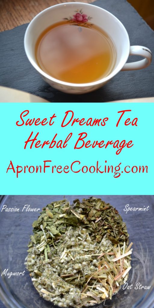 Sweet Dreams Tea believed to aid in peaceful sleep and plentiful dreams from www.ApronFreeCooking.com