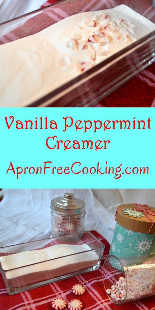 Vanilla Peppermint Creamer Pin from www.ApronFreeCooking.com