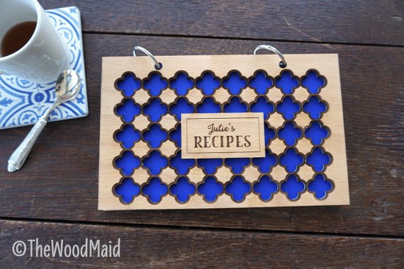 blue-moroccan-tile-recipe-book-blank