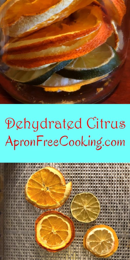 How to make Dehydrated Citrus  from www.ApronFreeCooking.com