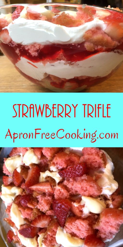 Strawberry Trifle Pin from www.ApronFreeCooking.com