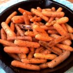 Dilly Carrots in skillet from www.ApronFreeCooking.com