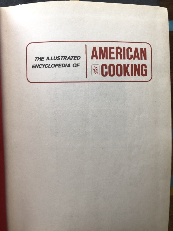 Title page of Encyclopedia of American Cooking 