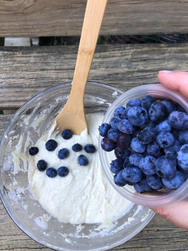 Blueberry Cornbread Muffins Step 12 Add Berries