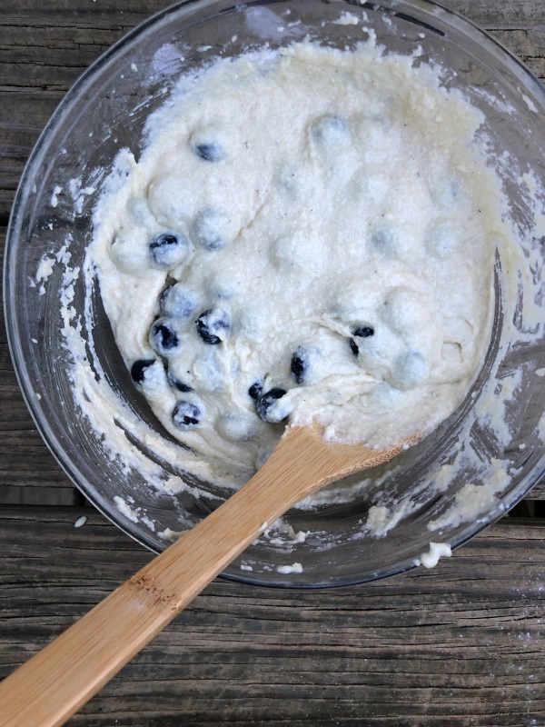 Blueberry Cornbread Muffins Step 13 Stir