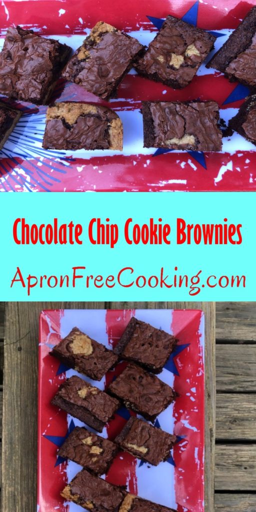 Chocolate Chip Cookie Brownies Pin 