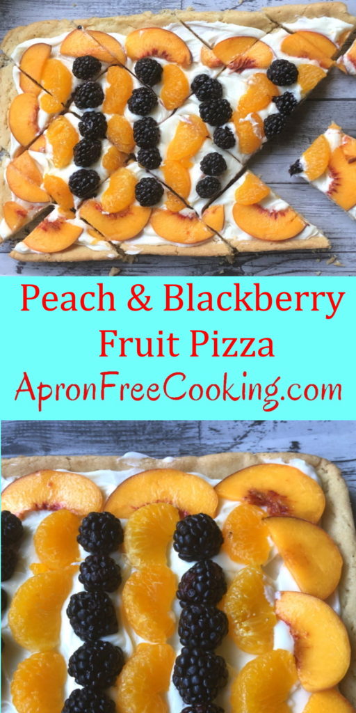 Peach Blackberry Fruit Pizza Pin